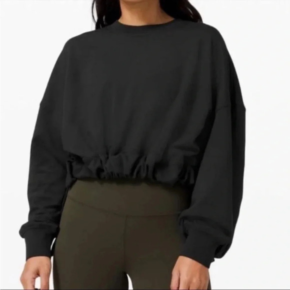 lululemon athletica Tops - Lululemon Women's Bound to Bliss Pullover Sweater (LW3DM2S) Black - Size 12‎